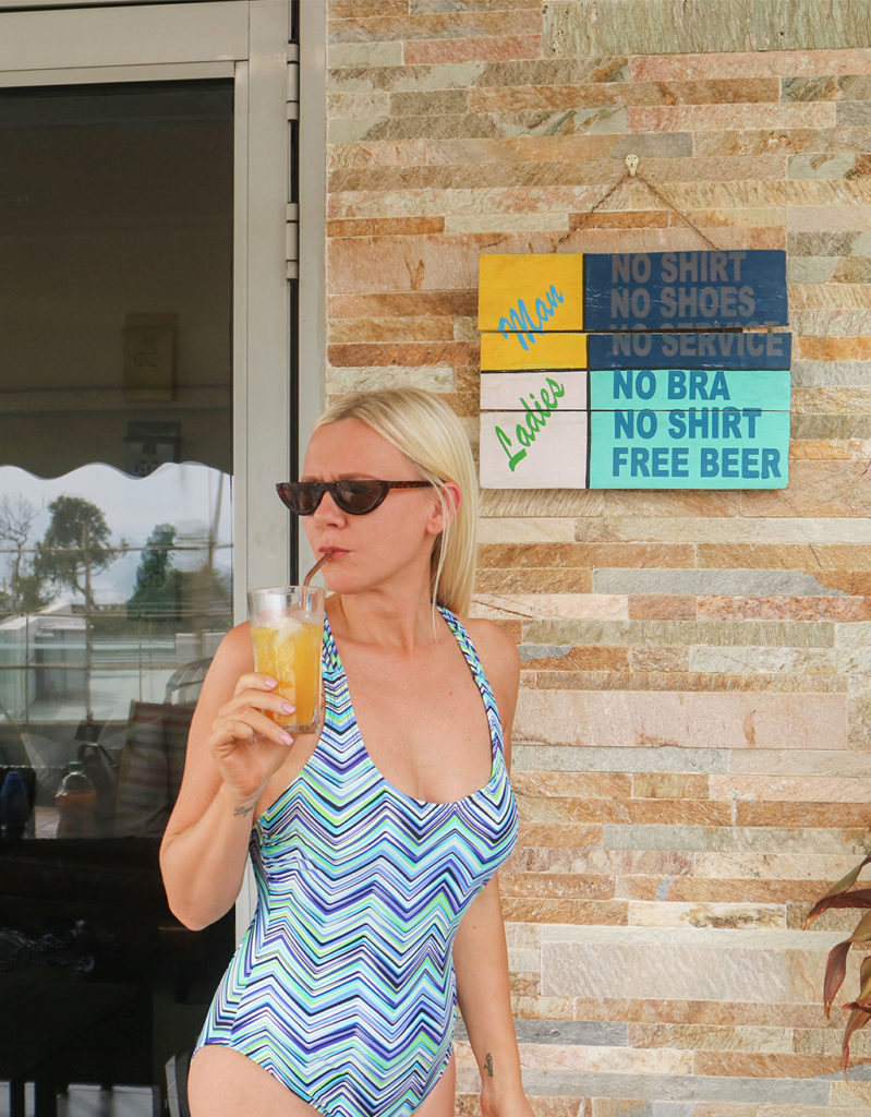 Macrame swimsuit front