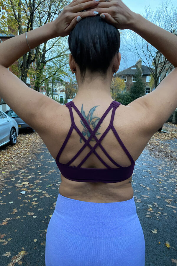 UP Burgundy Sports Bra